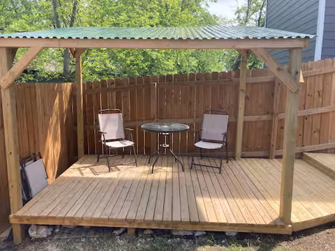 Covered patio